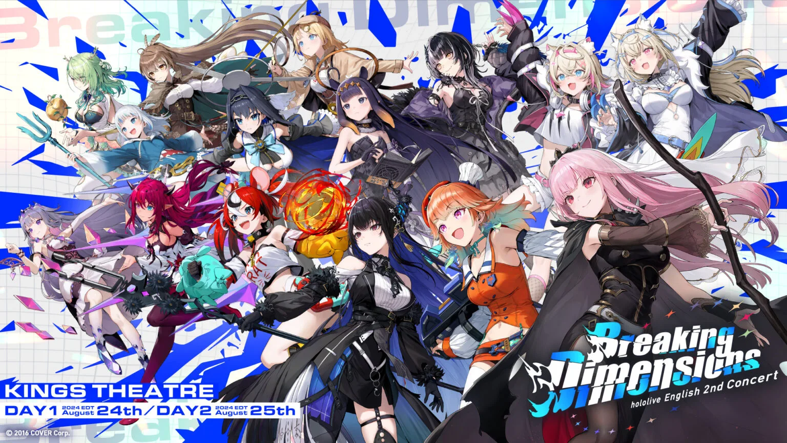 実績紹介】ホロライブ『hololive English 2nd Concert -Breaking
