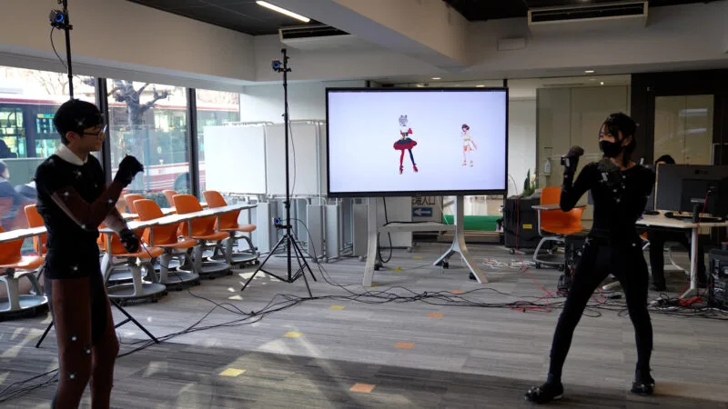 “Vtuber部”の設立⁉ 聖徳学院中学・高等学校でモーションキャプチャー体験会