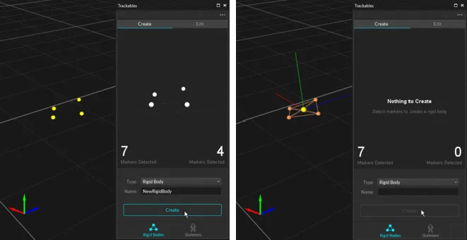Builder Paneを利用したリジッドボディの作成
